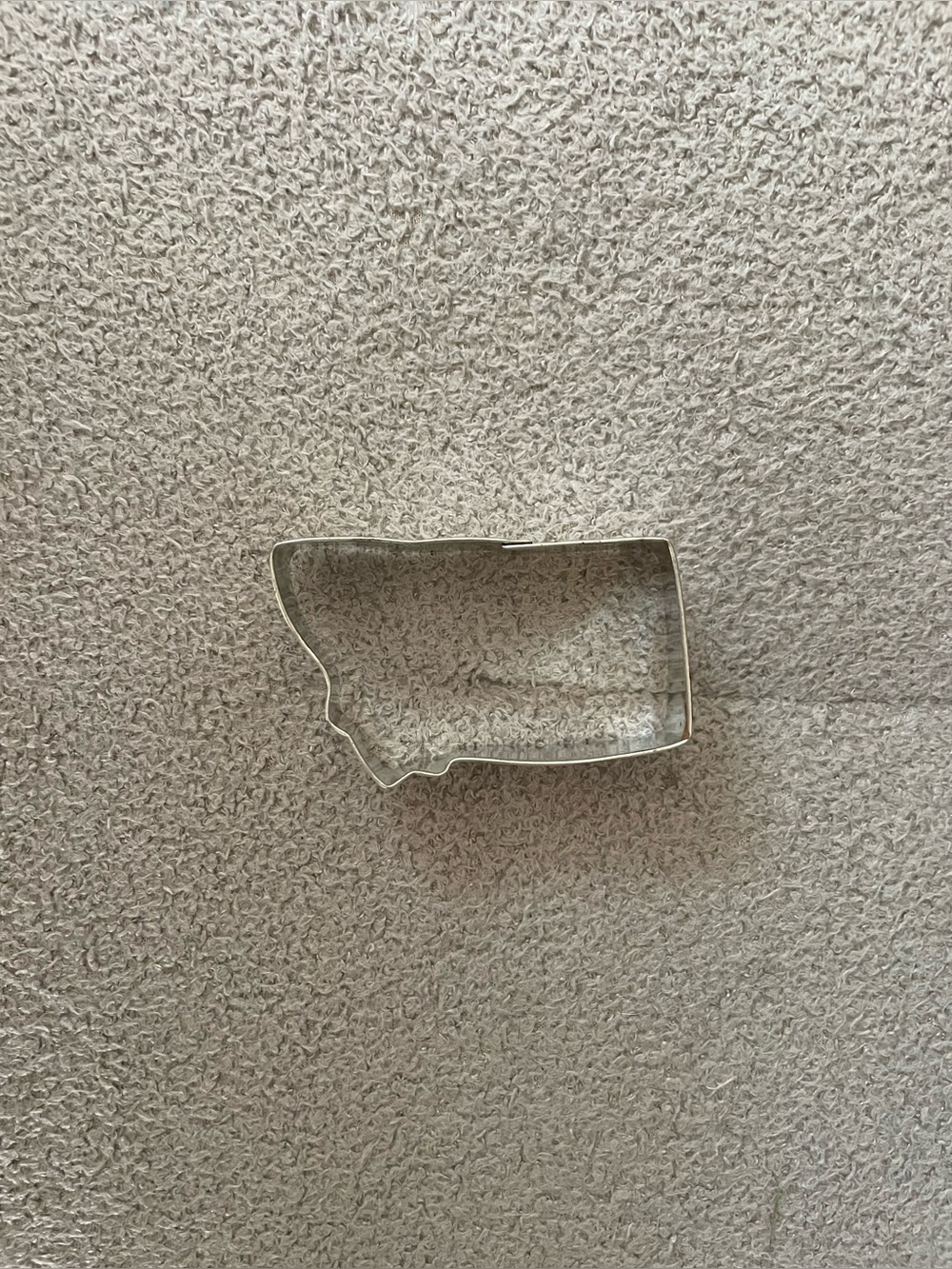 Montana State Shape Metal Cookie Cutter
